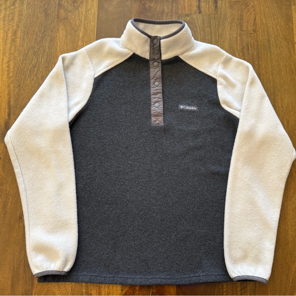 Columbia Benton Springs 1/2 snap long sleeve fleece pullover women’s M‎